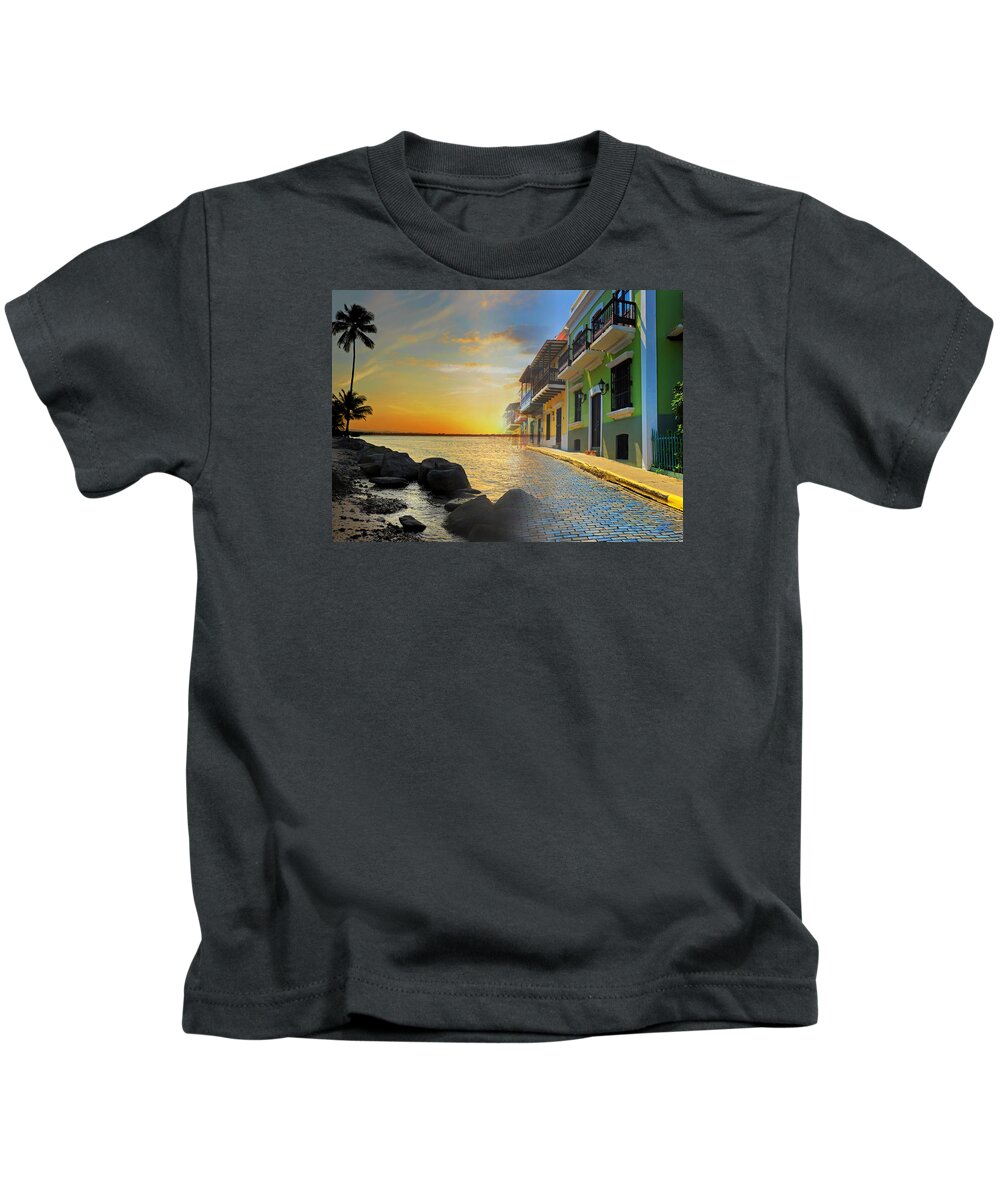 Puerto Rico Kids T-Shirt featuring the photograph Puerto Rico Collage 4 by Stephen Anderson