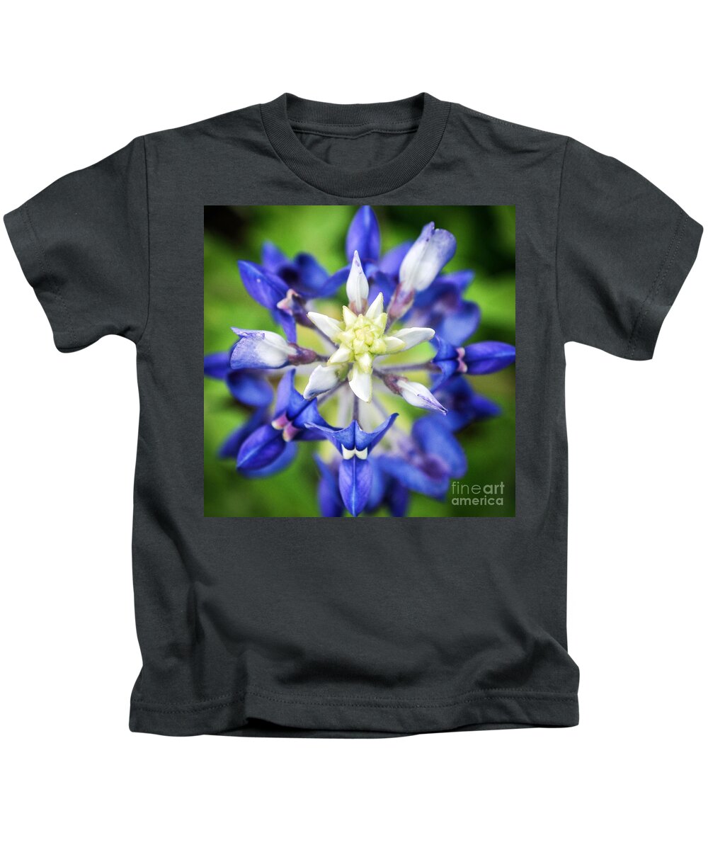 Bluebonnet Kids T-Shirt featuring the photograph Texas Bluebonnet #1 by Cheryl McClure