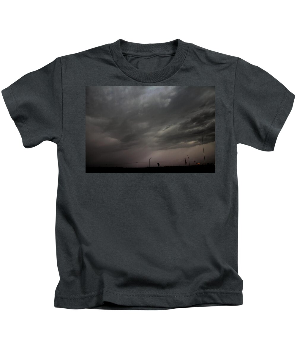 Stormscape Kids T-Shirt featuring the photograph Let the Storm Season Begin #16 by NebraskaSC