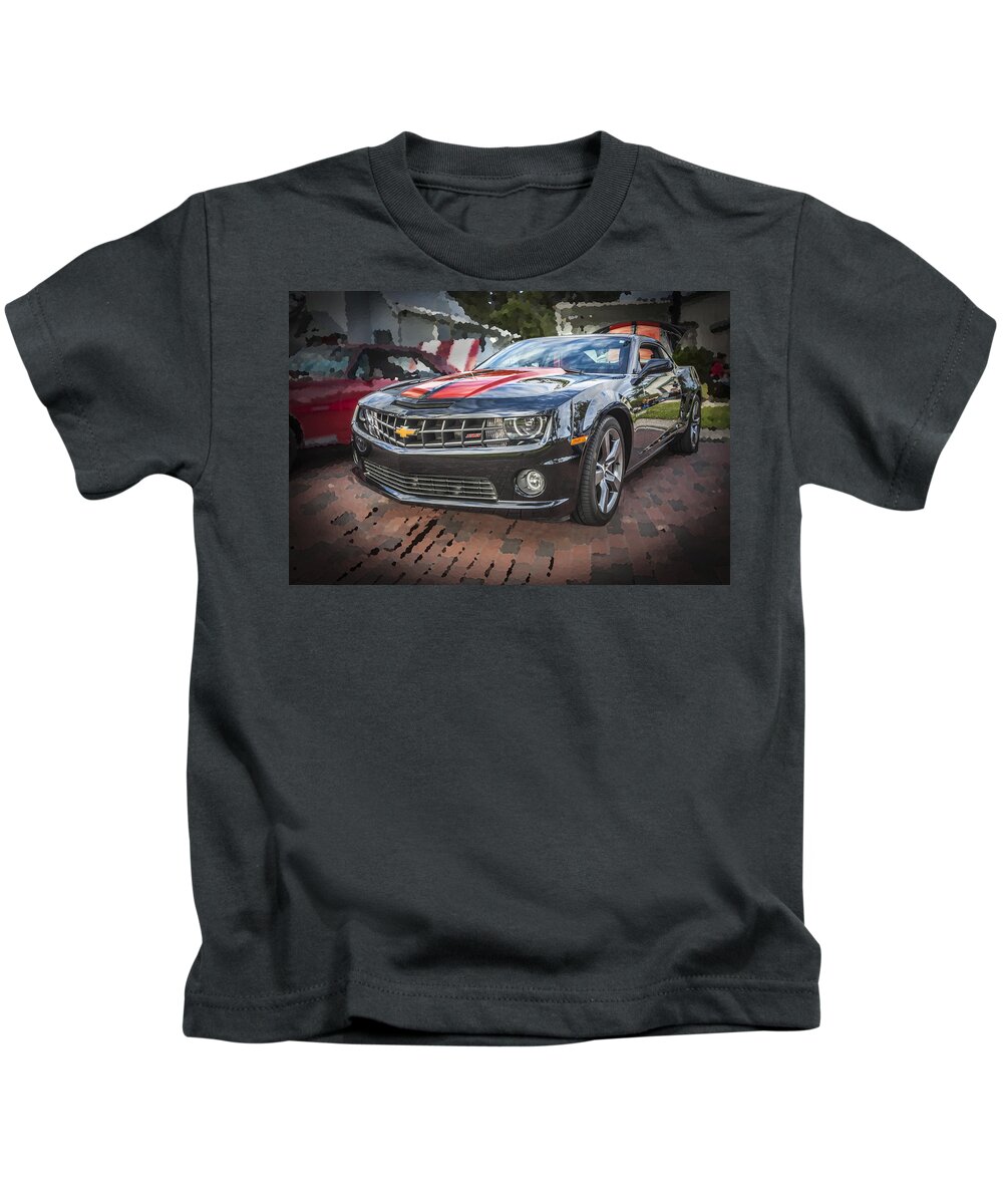 2013 Chevy Kids T-Shirt featuring the photograph 2013 Chevy Camaro SS by Rich Franco