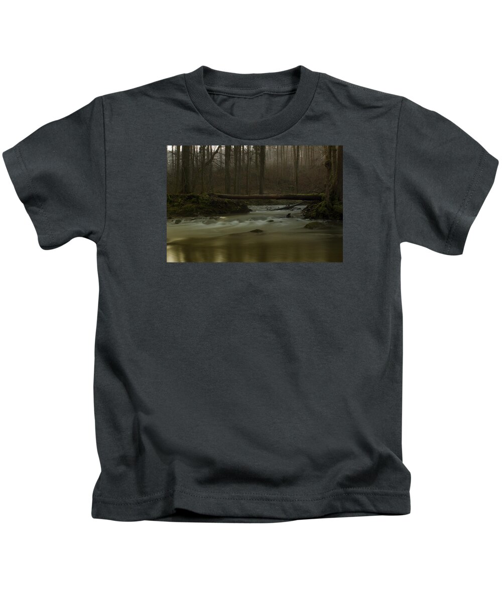 Fog Kids T-Shirt featuring the photograph Forest Waters #2 by Miguel Winterpacht