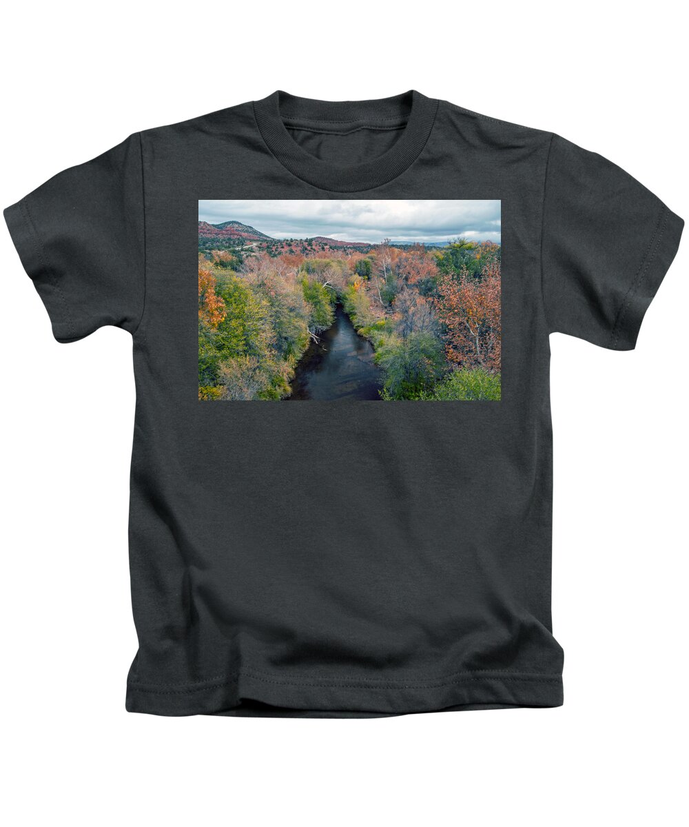 Fall Color Kids T-Shirt featuring the photograph Sedona #3 by Tam Ryan