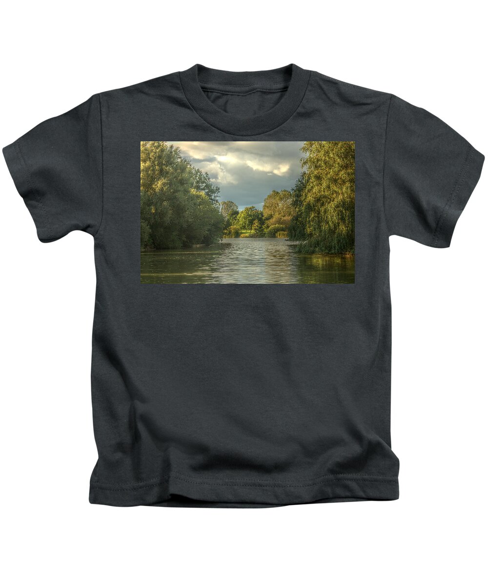 Canon Kids T-Shirt featuring the photograph A View Down the Lake by Jeremy Hayden
