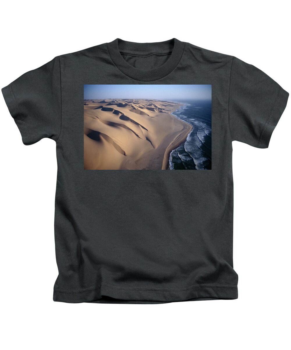 00511477 Kids T-Shirt featuring the photograph Aerial View Of Sand Dunes by Michael and Patricia Fogden