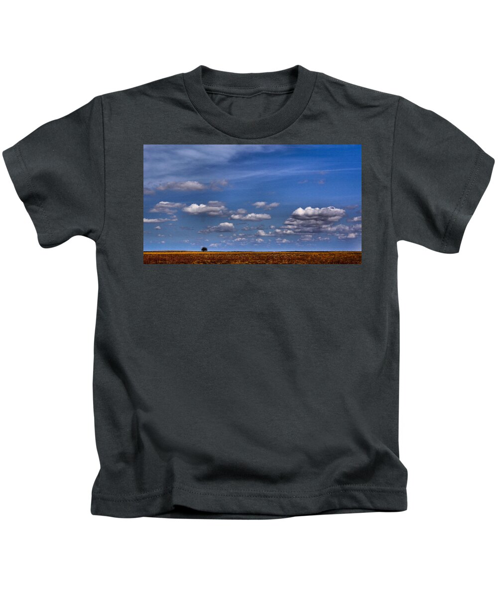Nature Kids T-Shirt featuring the photograph All by Myself by Steven Reed