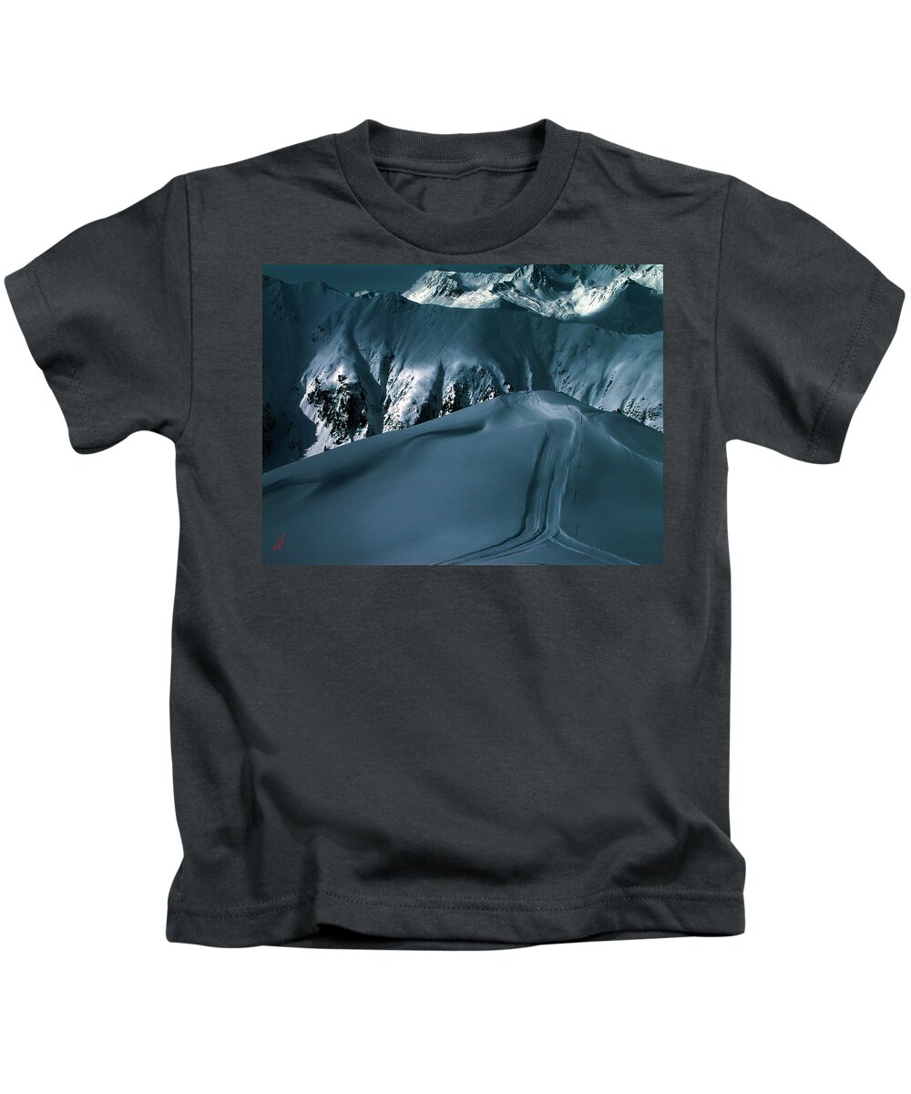 Colette Kids T-Shirt featuring the photograph Another Late Day in the Mountains by Colette V Hera Guggenheim