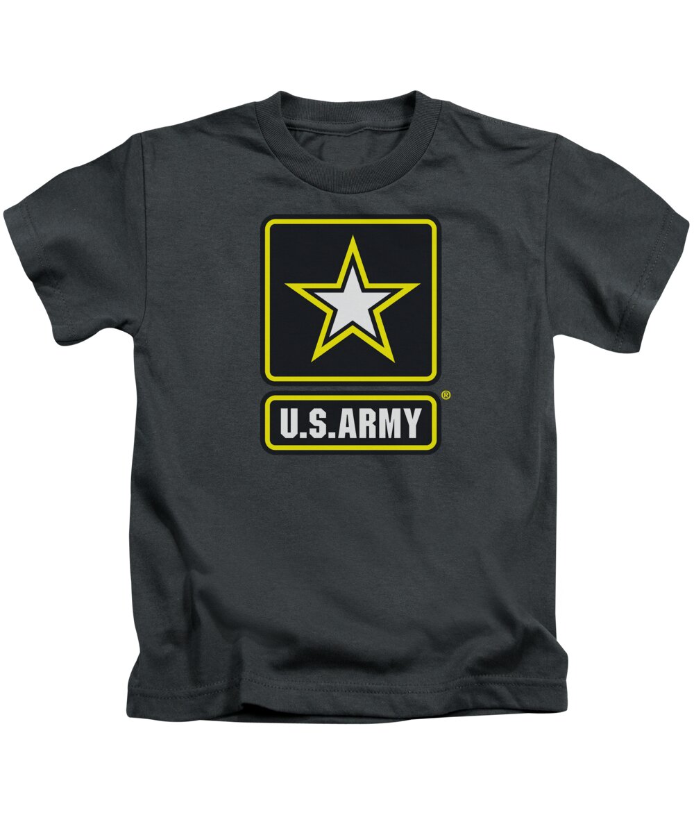 Air Force Kids T-Shirt featuring the digital art Army - Logo by Brand A
