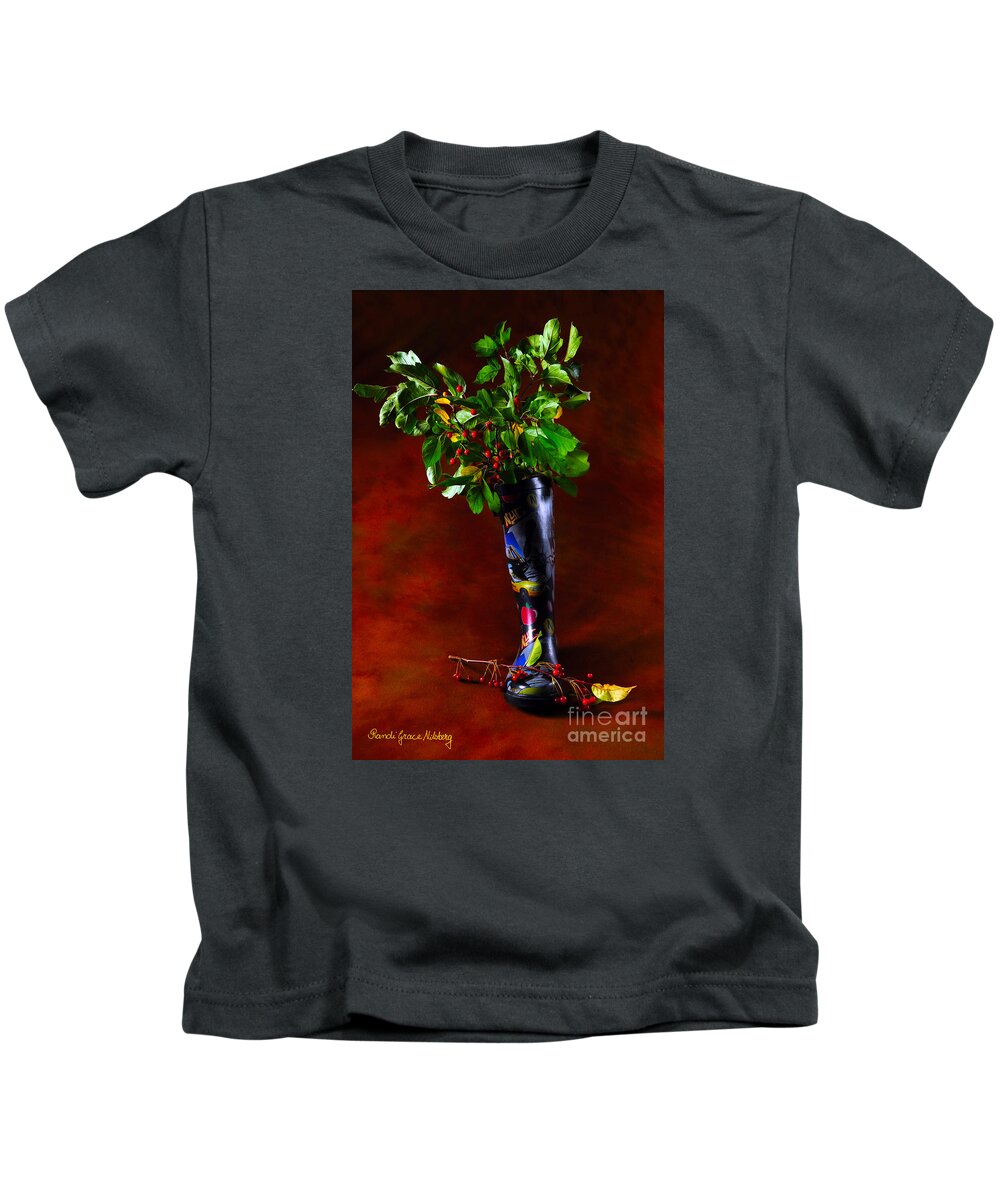 Autumn Kids T-Shirt featuring the photograph Autumn Symphony by Randi Grace Nilsberg