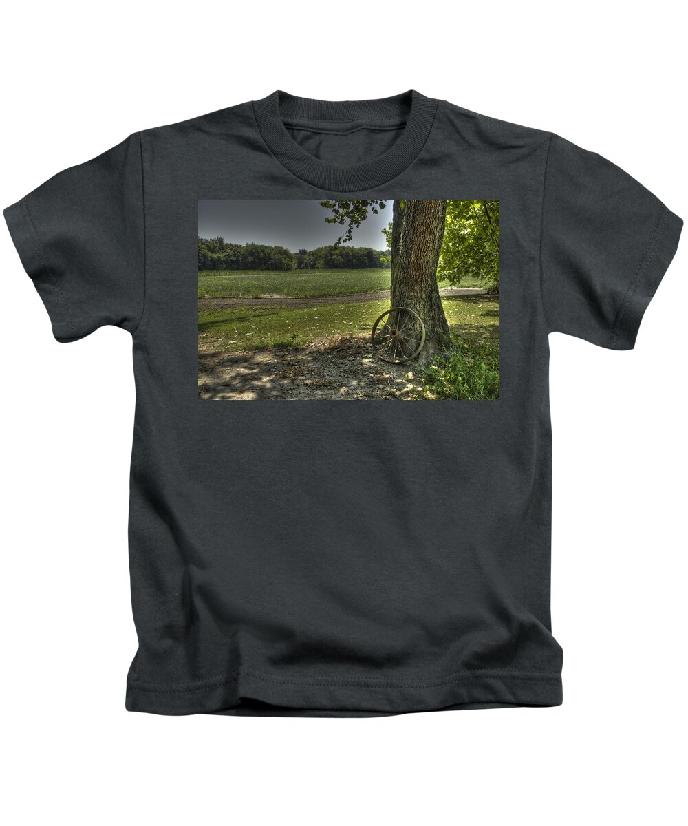 Brandywine Kids T-Shirt featuring the photograph Balance by DArcy Evans