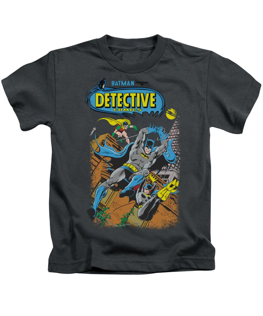Batman Kids T-Shirt featuring the digital art Batman - Detective #487 by Brand A