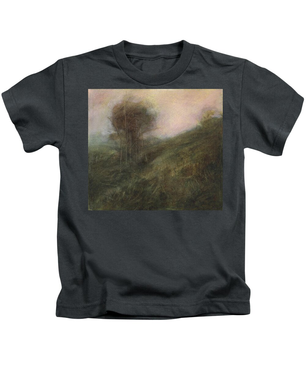 David Ladmore Kids T-Shirt featuring the painting Beacon Hill September by David Ladmore
