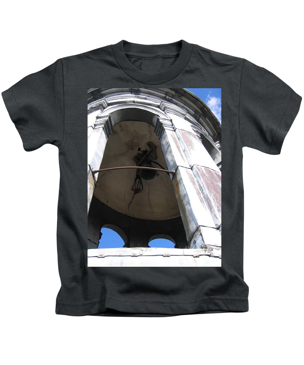 Bell Tower Kids T-Shirt featuring the photograph Bell Tower by HEVi FineArt
