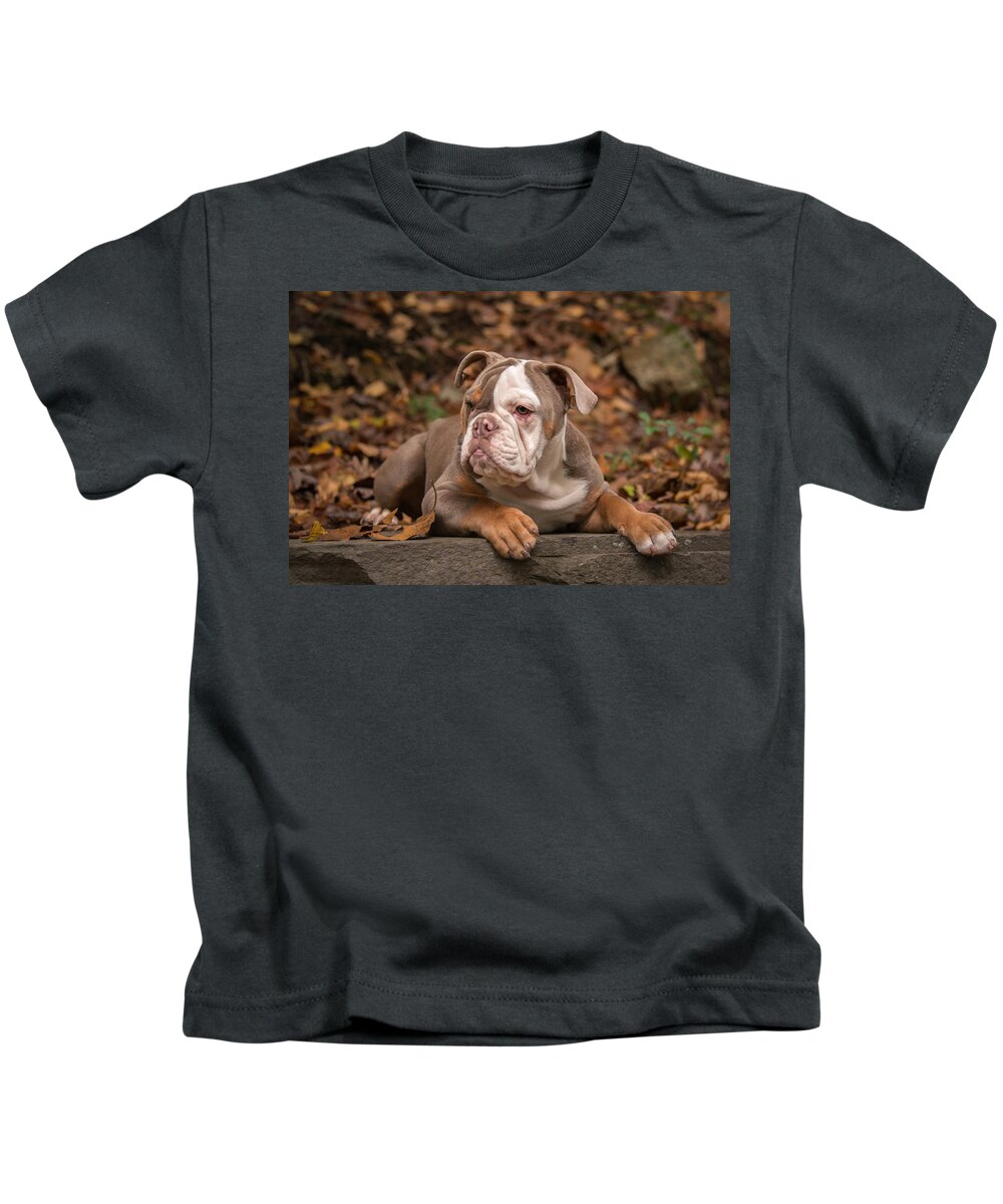 Autumn Kids T-Shirt featuring the photograph Bella #3 by Joye Ardyn Durham