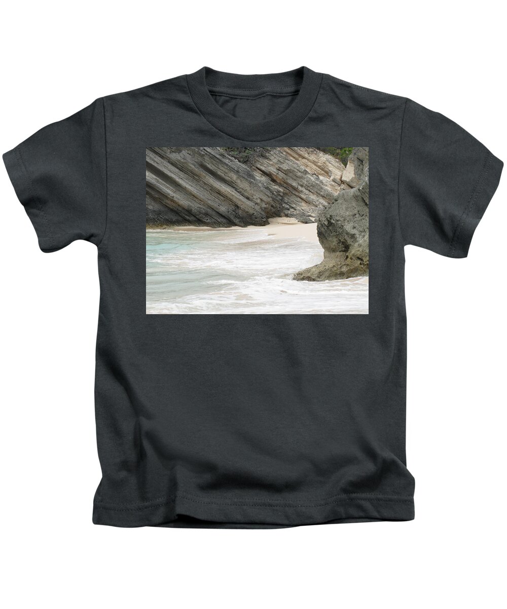 Bermuda Kids T-Shirt featuring the photograph Bermuda Beach by Natalie Rotman Cote