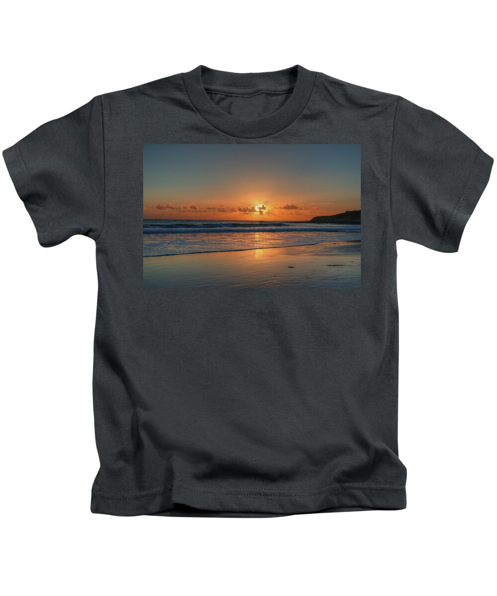 Surf Kids T-Shirt featuring the photograph Beyond the surf by Patricia Dennis
