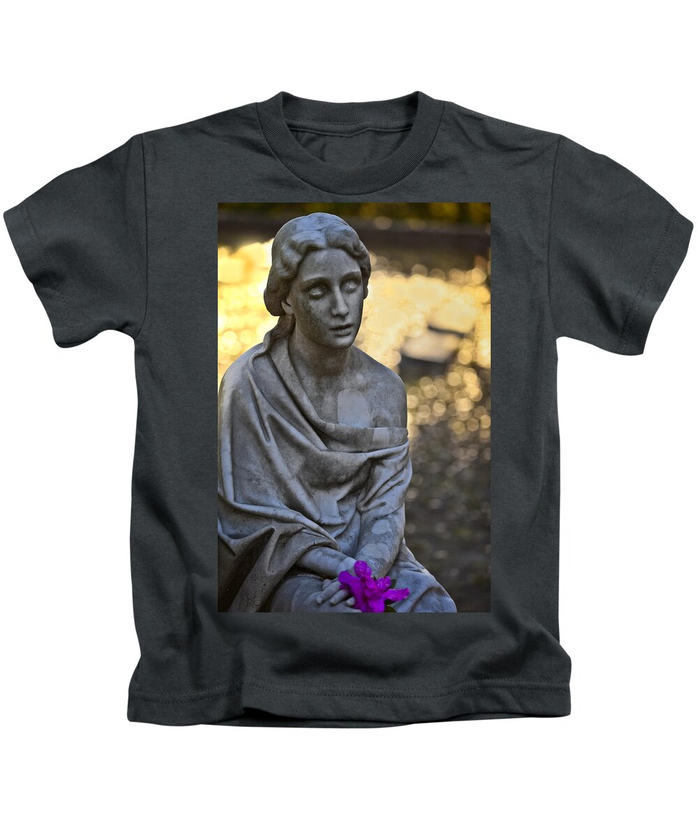 Bonaventure Kids T-Shirt featuring the photograph Bonaventure Memory by Diana Powell