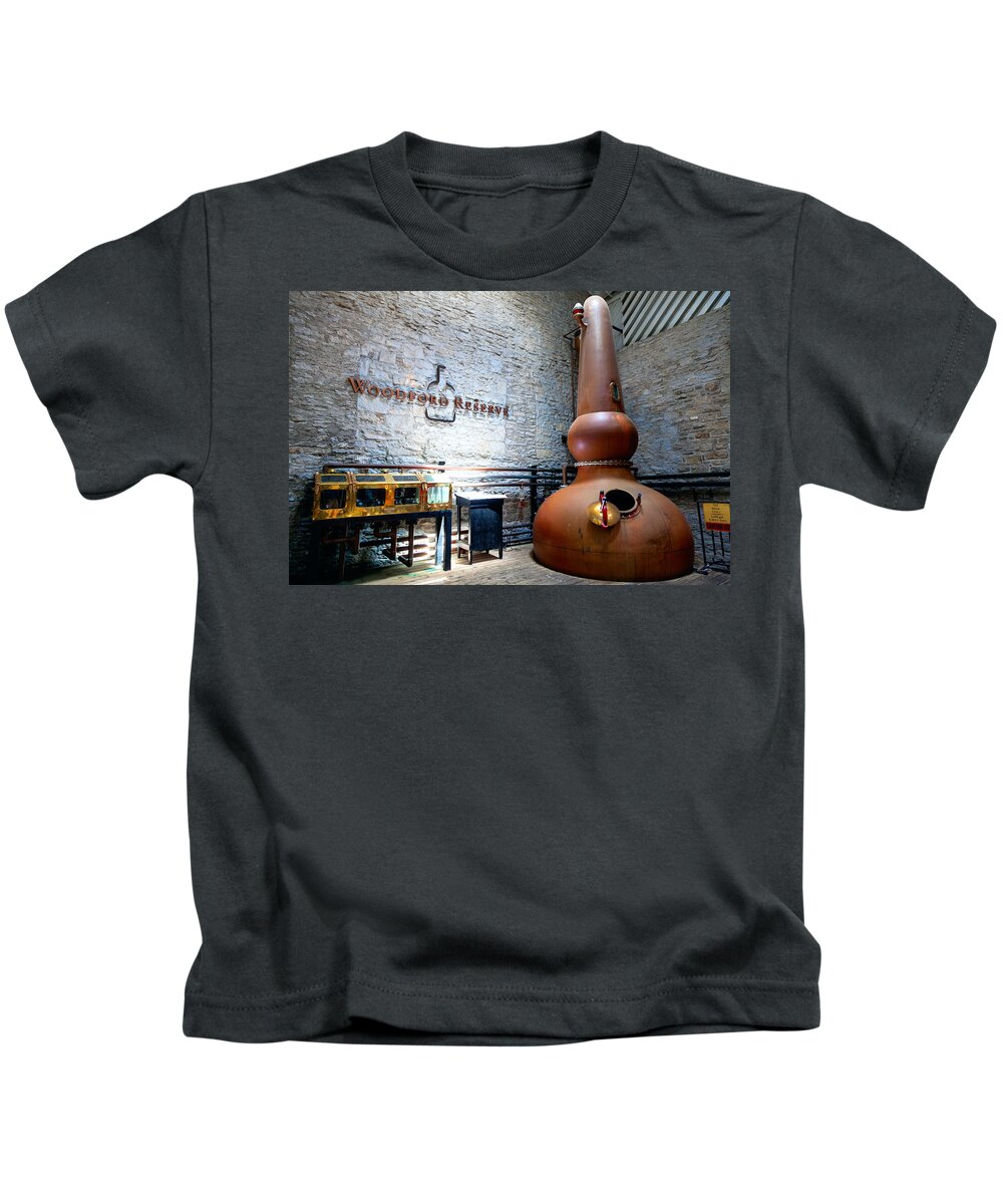 Distillery Kids T-Shirt featuring the photograph Bourbon distillery by Alexey Stiop