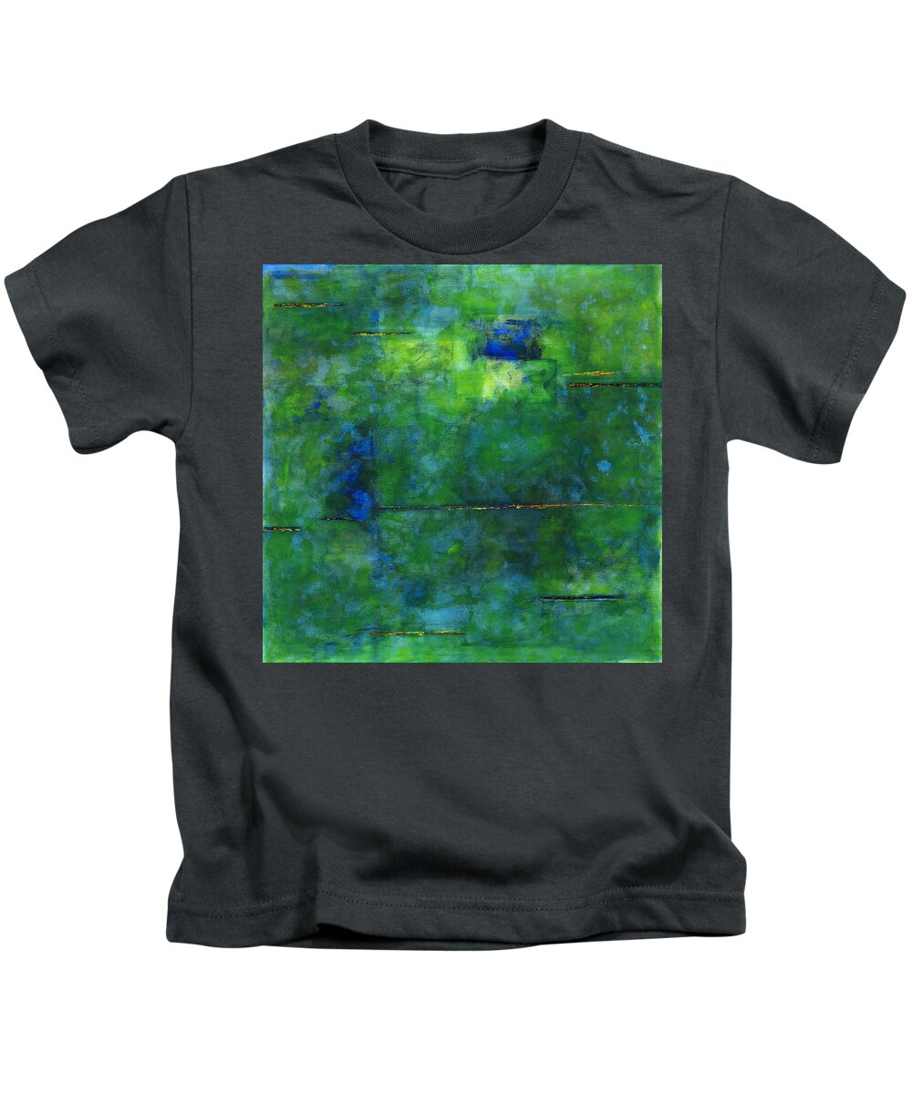 Acrylic On Canvas Kids T-Shirt featuring the painting Breaking Through by Artcetera By   LizMac