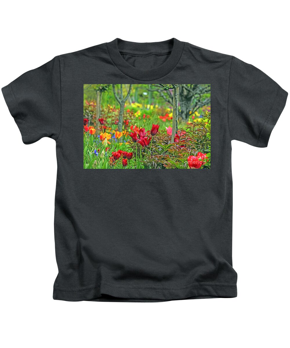Travel Kids T-Shirt featuring the photograph Brilliance of Burgundy by Elvis Vaughn