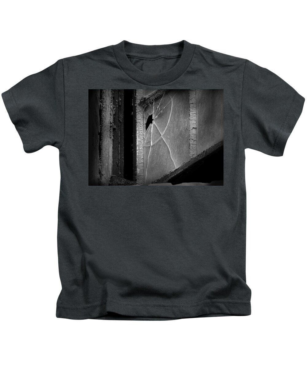 Architecture Kids T-Shirt featuring the photograph Broken By Denise Dube by Denise Dube
