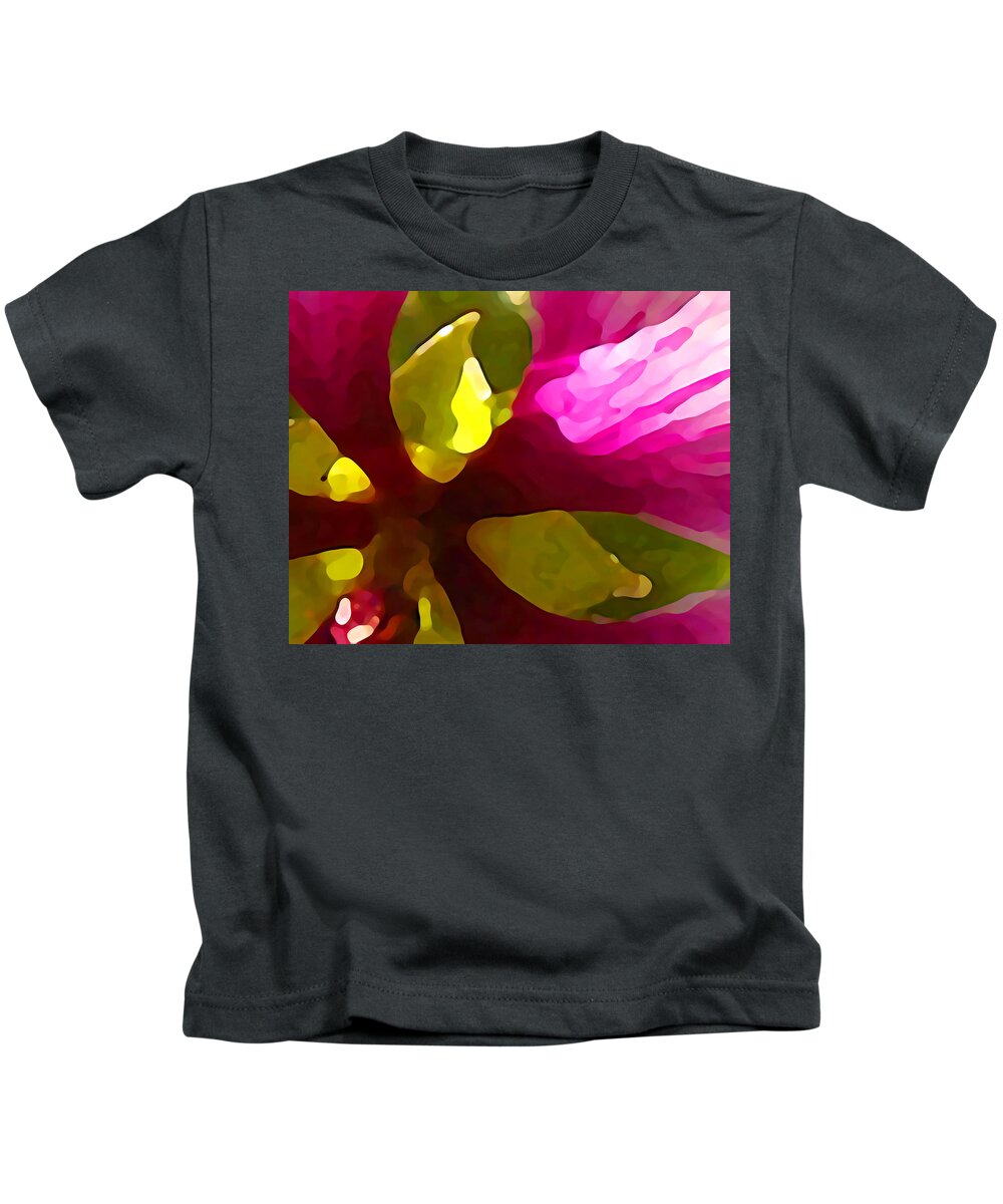 Contemporary Kids T-Shirt featuring the painting Burst of Spring by Amy Vangsgard