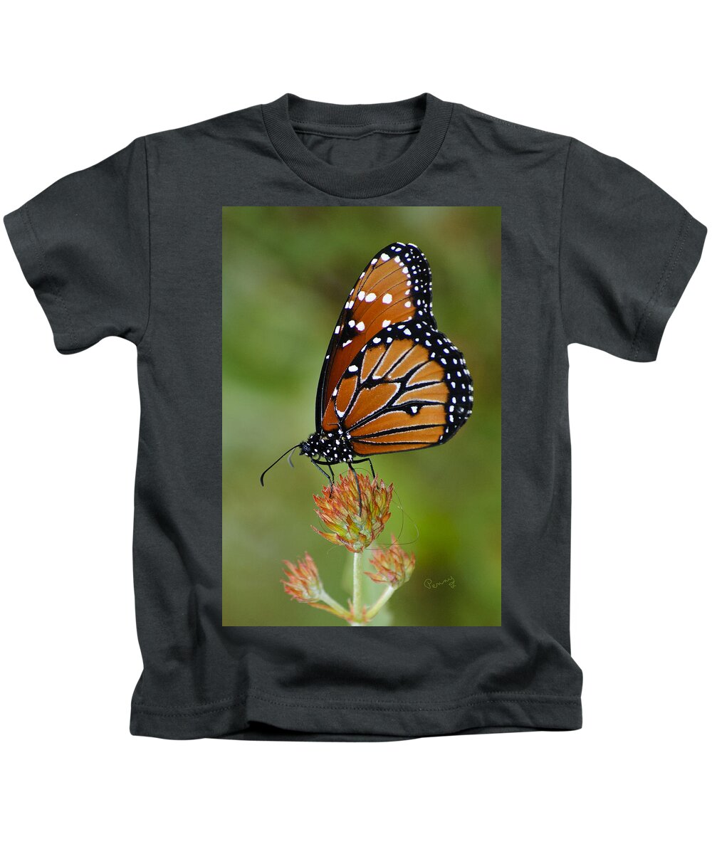 Penny Lisowski Kids T-Shirt featuring the photograph Close-up Pose by Penny Lisowski