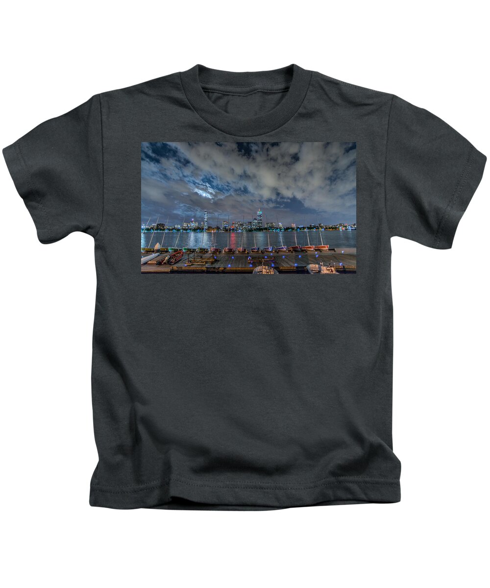 Boston Kids T-Shirt featuring the photograph Clouded by Bryan Xavier