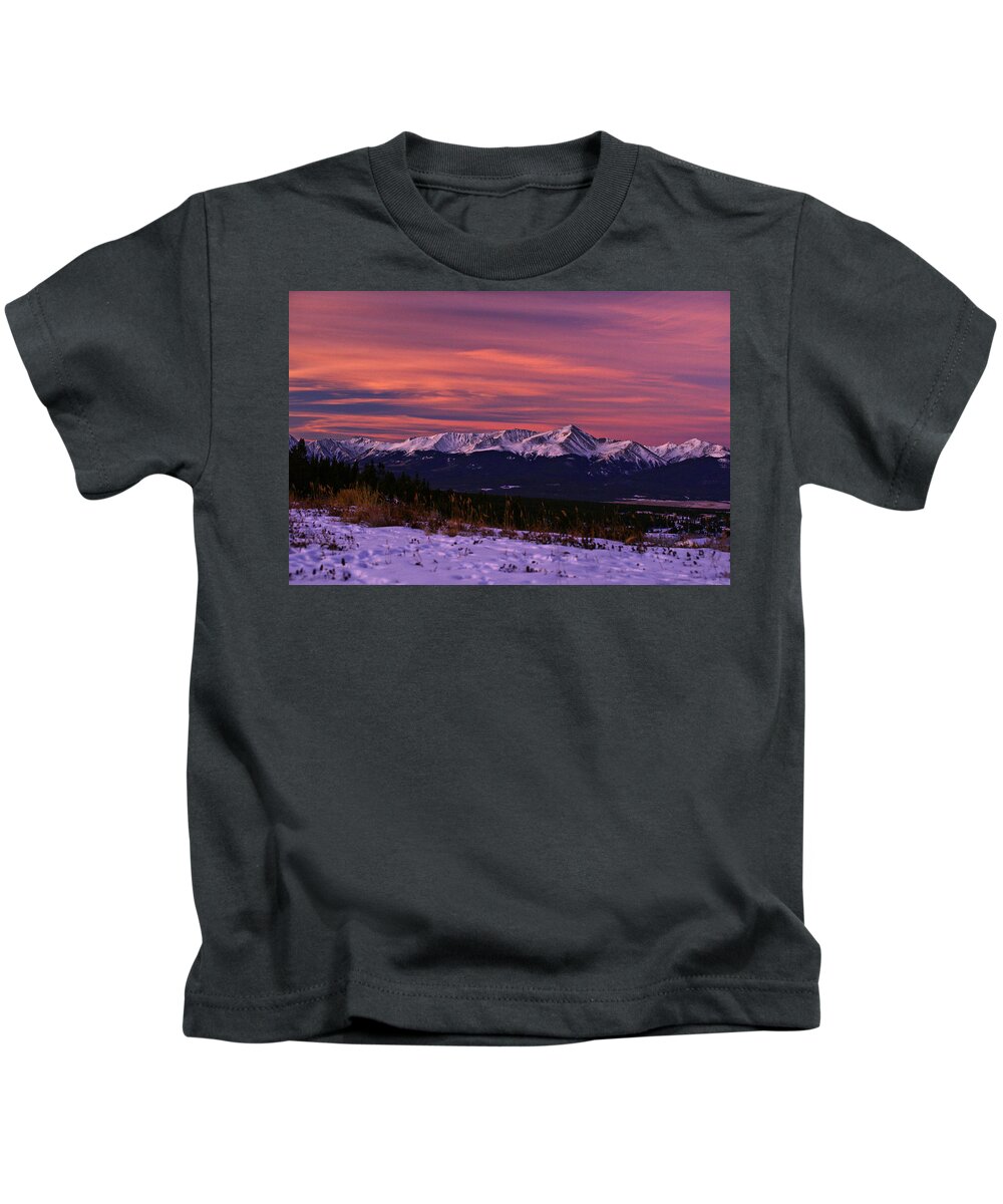 Colorado Kids T-Shirt featuring the photograph Color of Dawn by Jeremy Rhoades