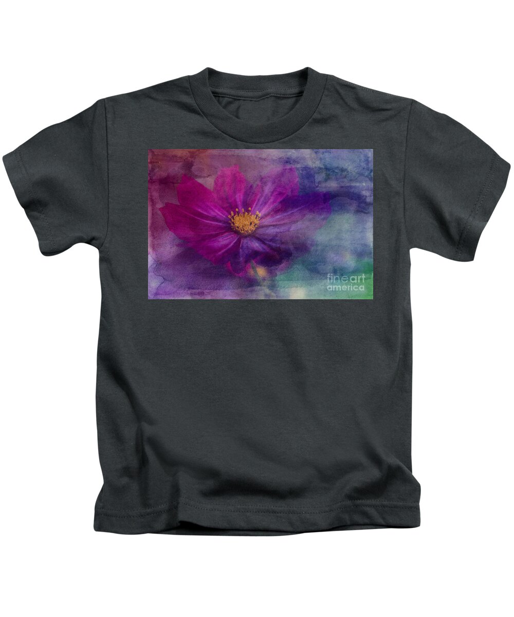 Florals Kids T-Shirt featuring the photograph Colorful Cosmos by Arlene Carmel
