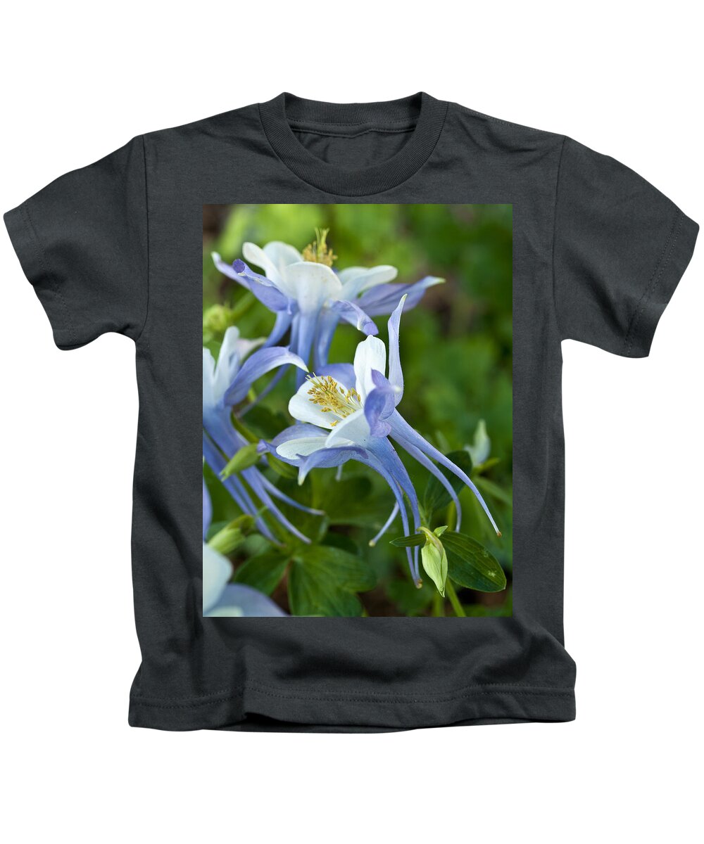 Origami Kids T-Shirt featuring the photograph Columbine-2 by Charles Hite