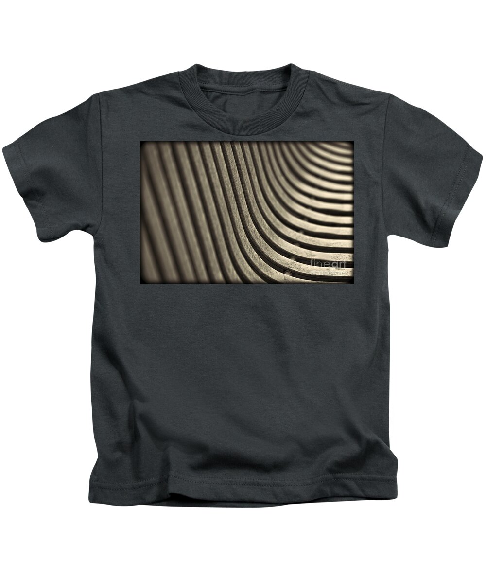 Abstract Kids T-Shirt featuring the photograph Curves I. by Clare Bambers