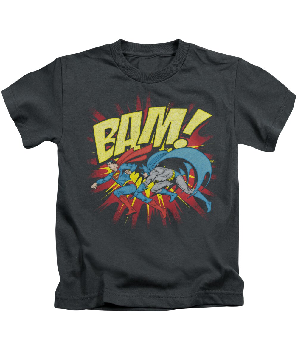 Dc Comics Kids T-Shirt featuring the digital art Dc - Bam by Brand A