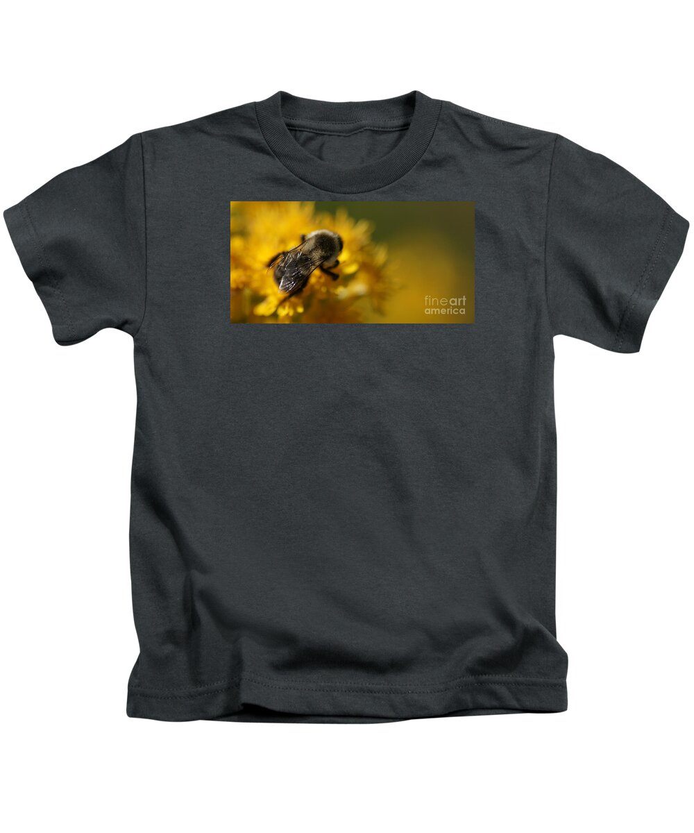 Bee Kids T-Shirt featuring the photograph Delicate Sensitivity by Linda Shafer