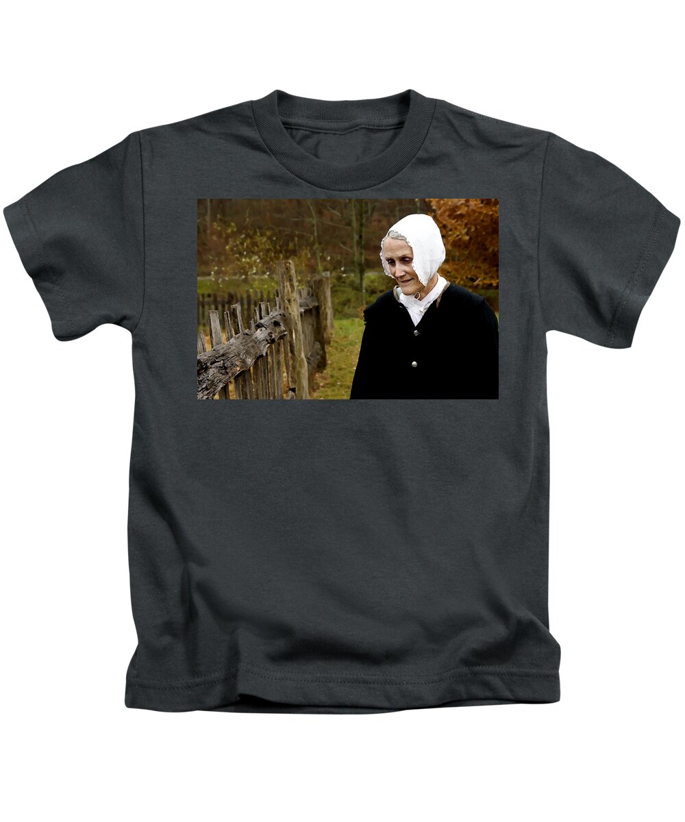 Kg Kids T-Shirt featuring the photograph England on the Virginia Frontier by KG Thienemann