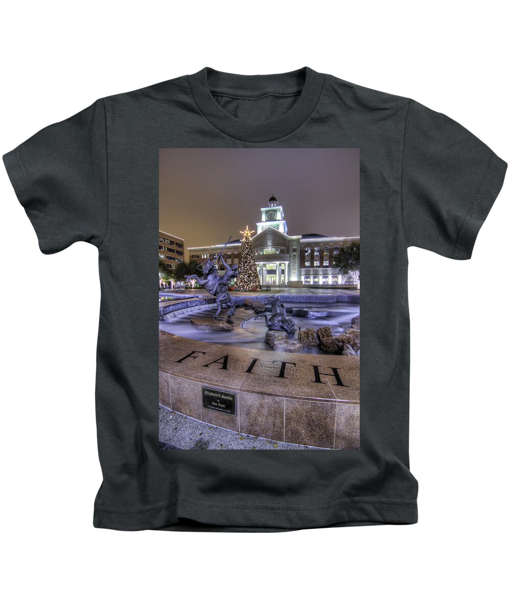Sugar Land Kids T-Shirt featuring the photograph Faith by Tim Stanley