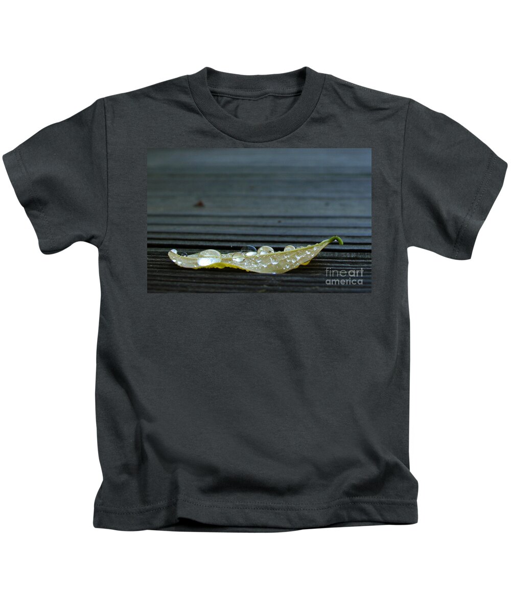 Leaf Kids T-Shirt featuring the photograph Fallen II by Douglas Stucky