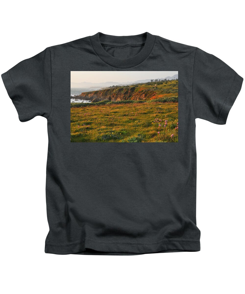 Fiscalini Ranch Kids T-Shirt featuring the photograph Fiscalini Ranch by Lynn Bauer