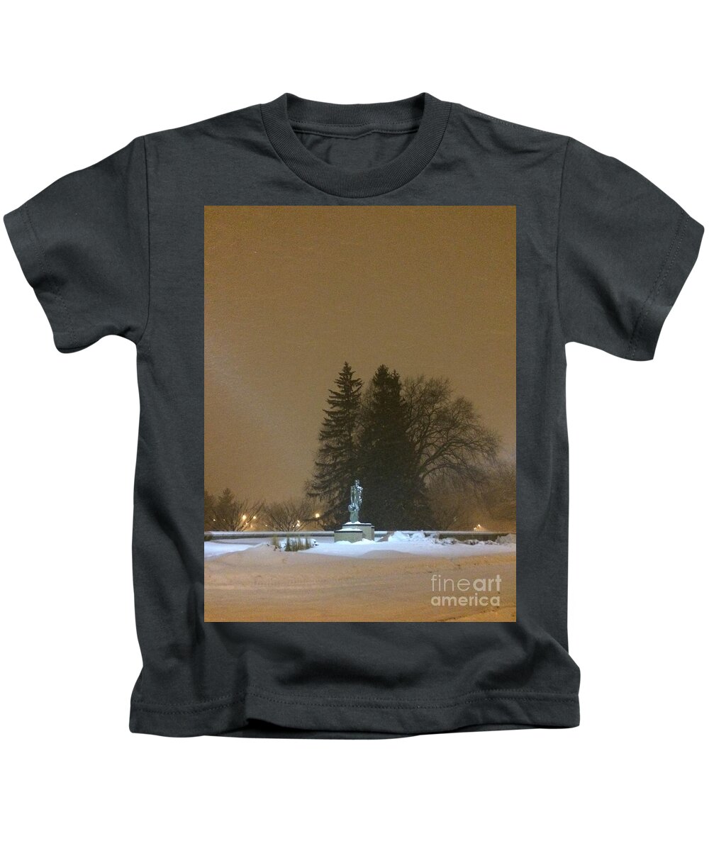 Sparty Kids T-Shirt featuring the photograph Golden Night by Joseph Yarbrough