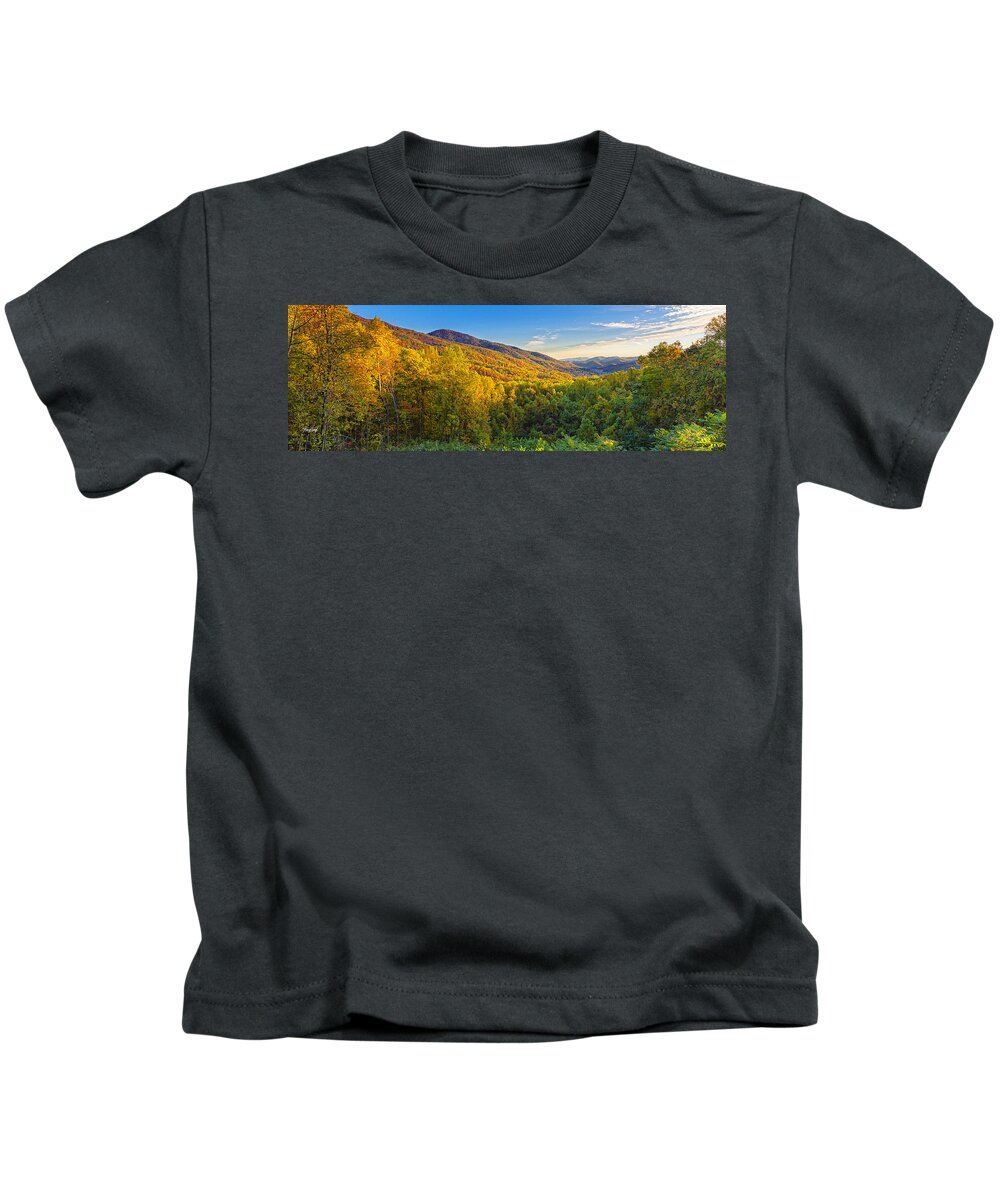 Foliage Kids T-Shirt featuring the photograph Great Smoky Mountains National Park by Fred J Lord