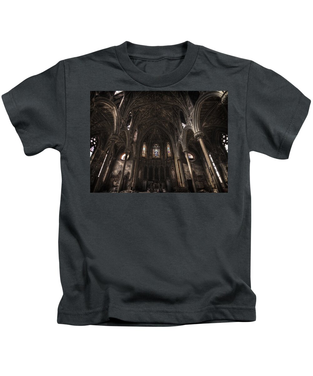 Abandoned Kids T-Shirt featuring the photograph Guided By The Light by Rob Dietrich
