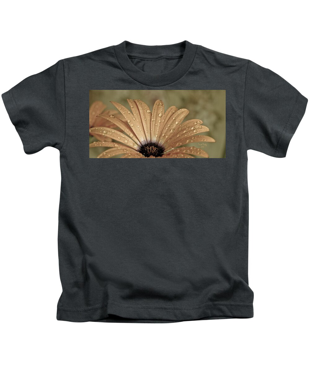 Flower Kids T-Shirt featuring the photograph Happy To Be A Raindrop by Trish Tritz