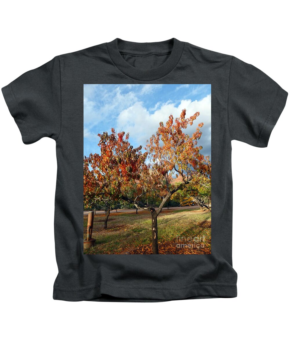 Heart Kids T-Shirt featuring the photograph Heart Autumn Tree by Mars Besso