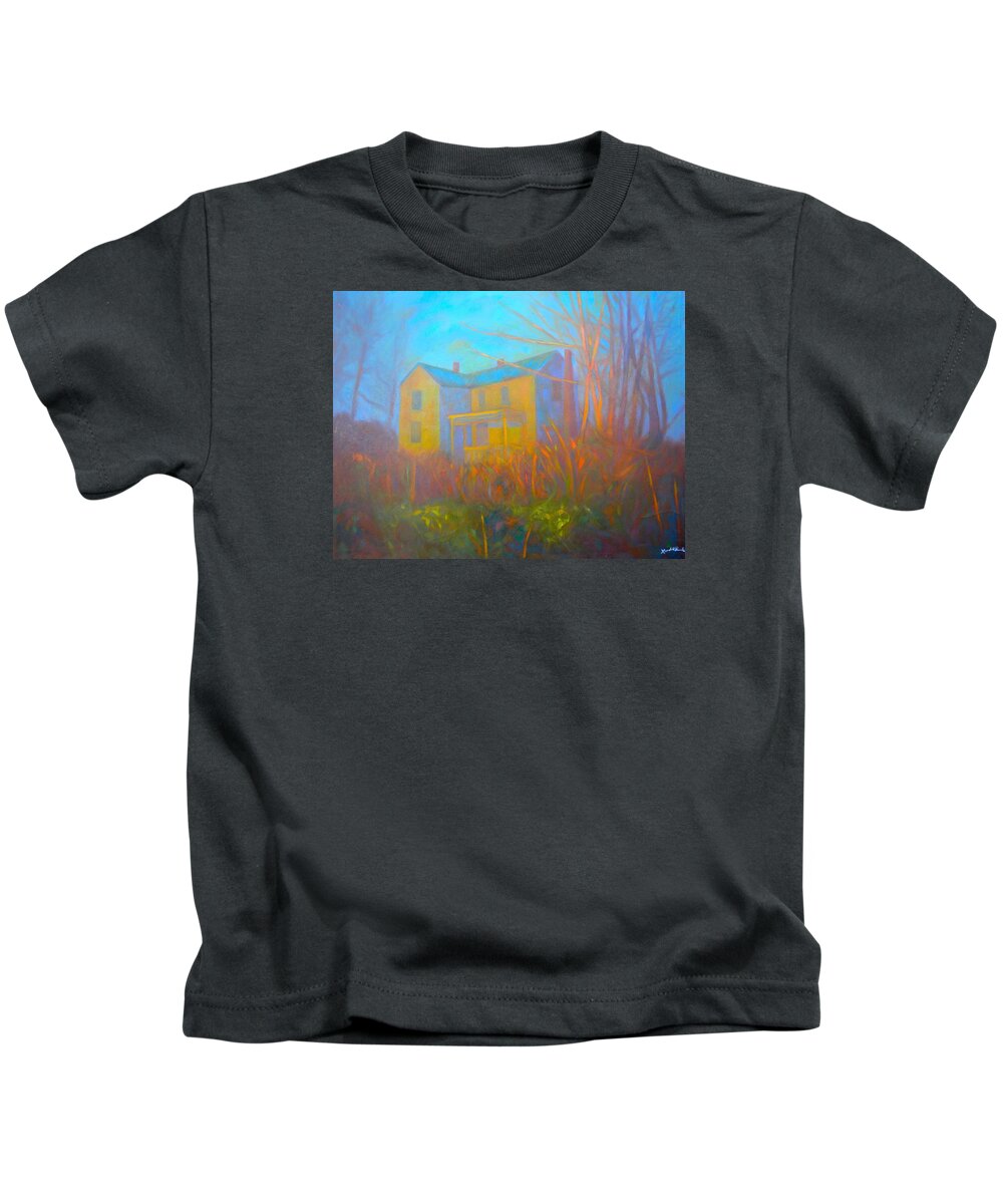 Blacksburg Paintings Kids T-Shirt featuring the painting House in Blacksburg by Kendall Kessler
