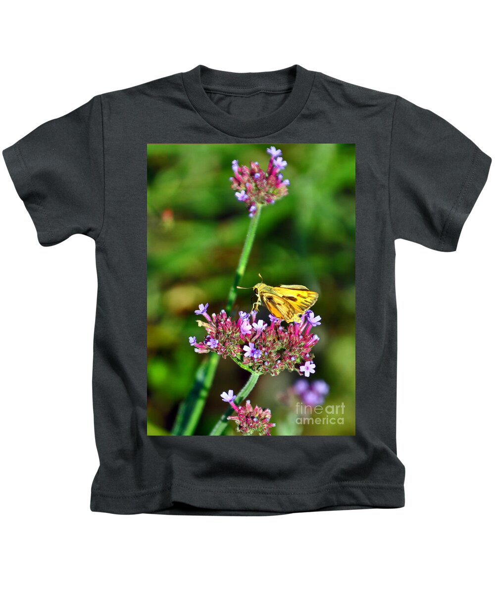 Butterfly Kids T-Shirt featuring the photograph How Sweet It is  by Lydia Holly