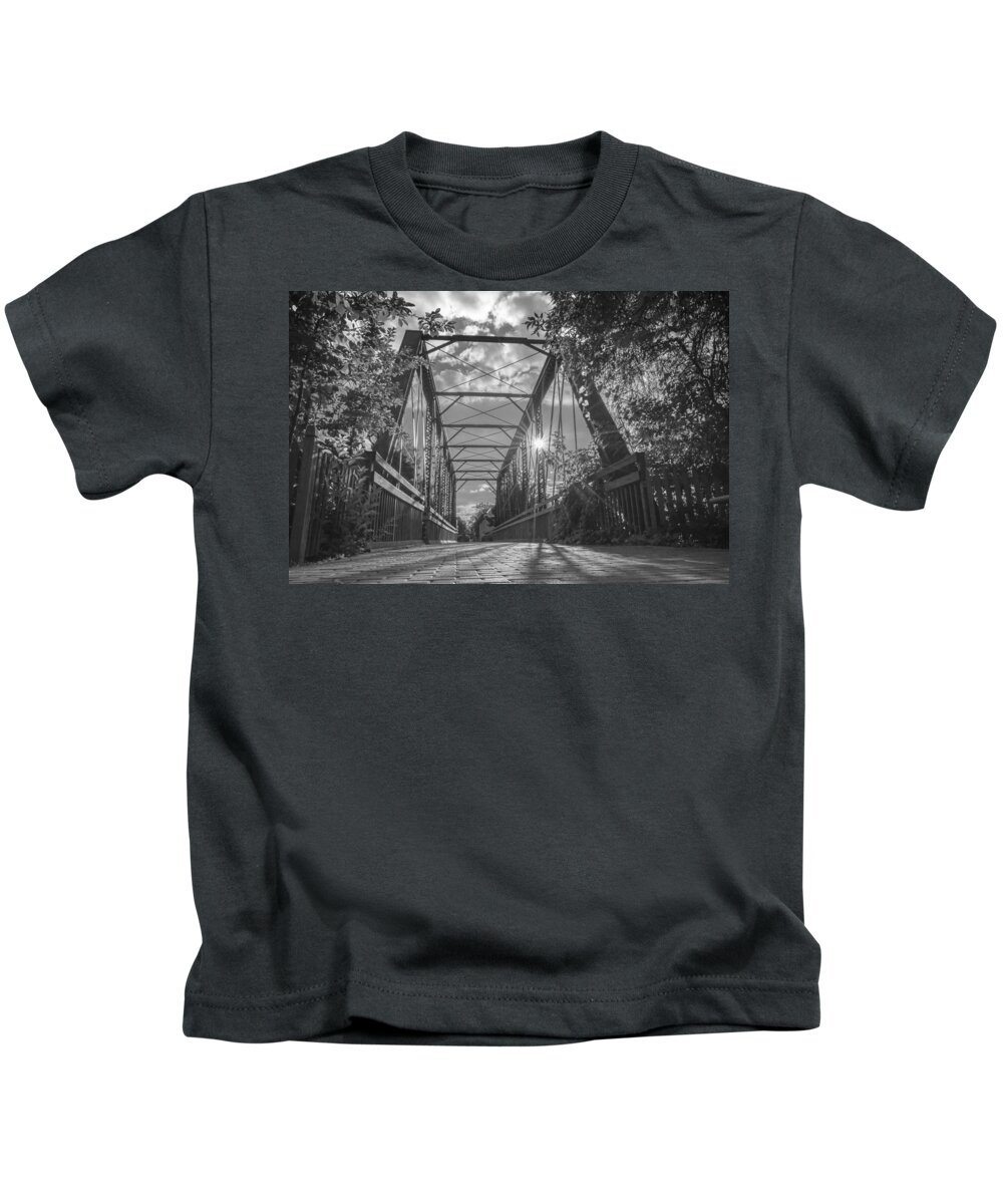 Cedarburg Kids T-Shirt featuring the photograph Interurban Bridge by James Meyer