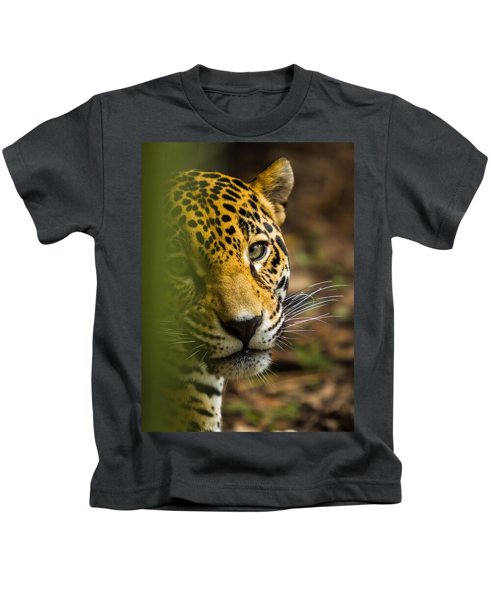 Jaguar Kids T-Shirt featuring the photograph Jaguar by Raul Rodriguez