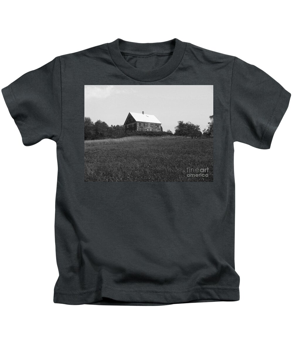 Abandoned Home Kids T-Shirt featuring the photograph Lacking Mistress and Master by Elizabeth Dow