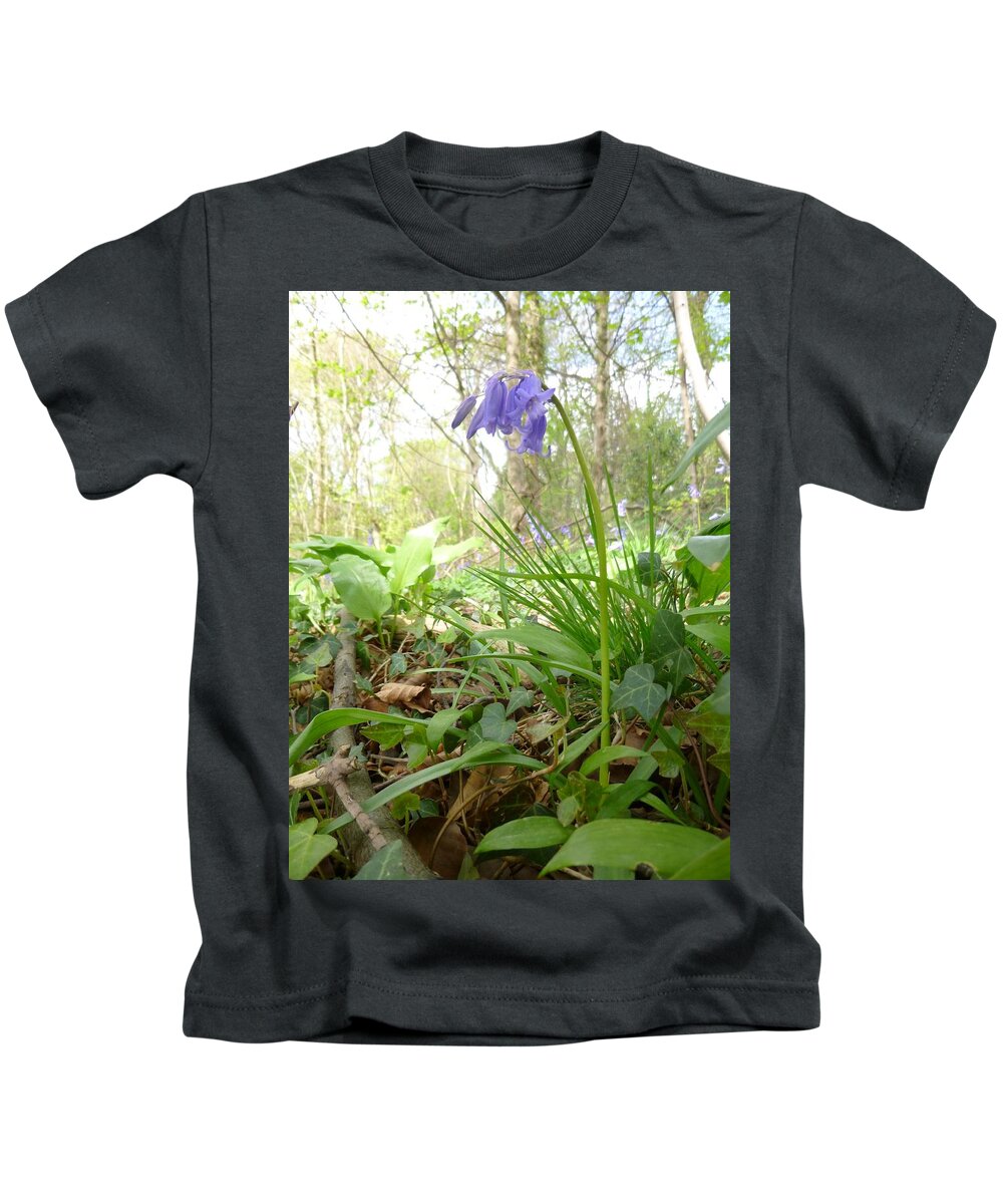 Bluebell Kids T-Shirt featuring the photograph Lady Spencer's Bluebell by Asa Jones