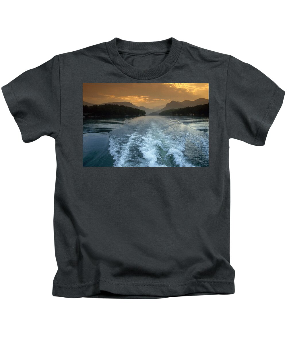 North Carolina Kids T-Shirt featuring the photograph Lake Lure, Nc by Bruce Roberts