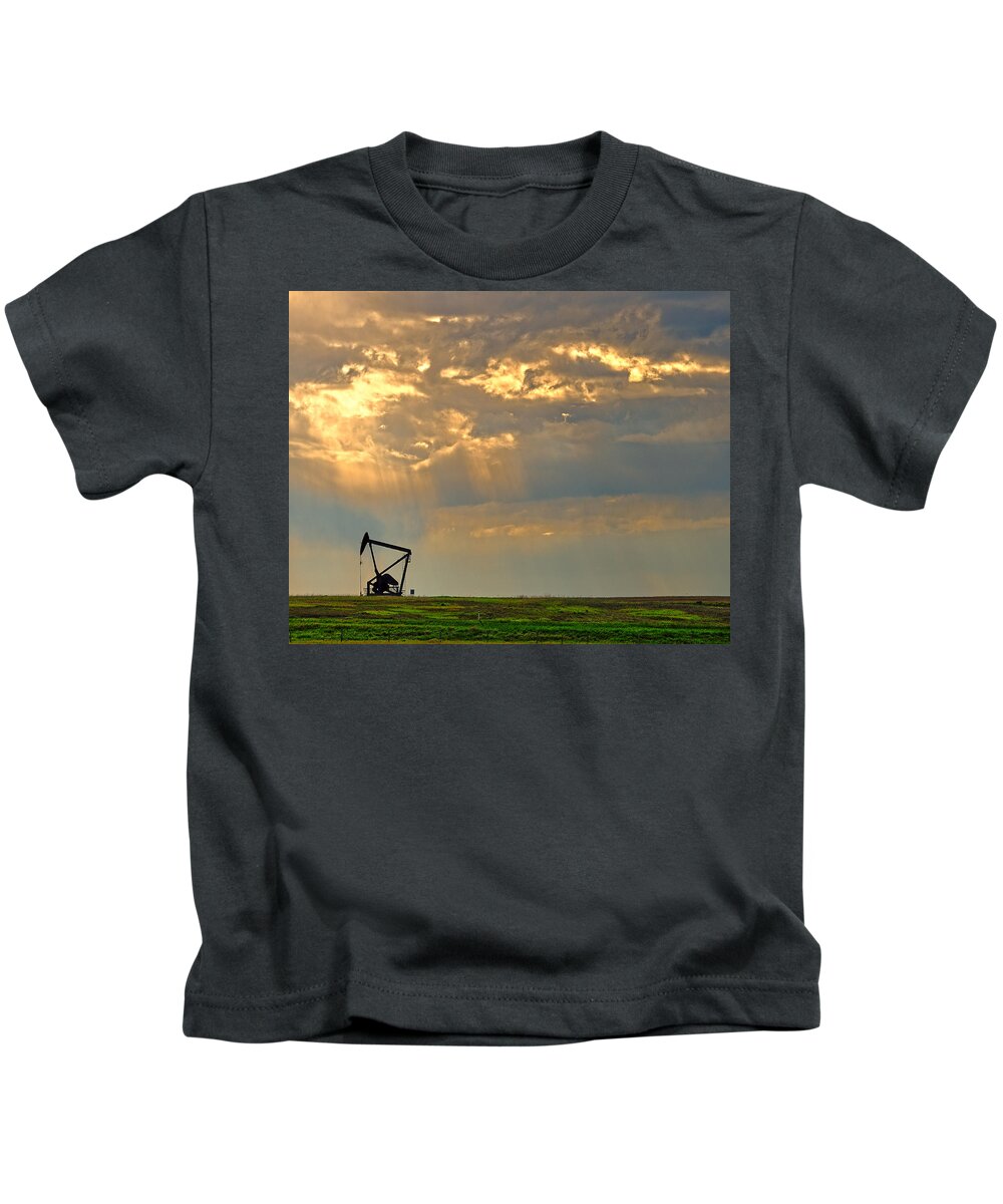 Energy Kids T-Shirt featuring the photograph Layers Of Energy by Tony Beck